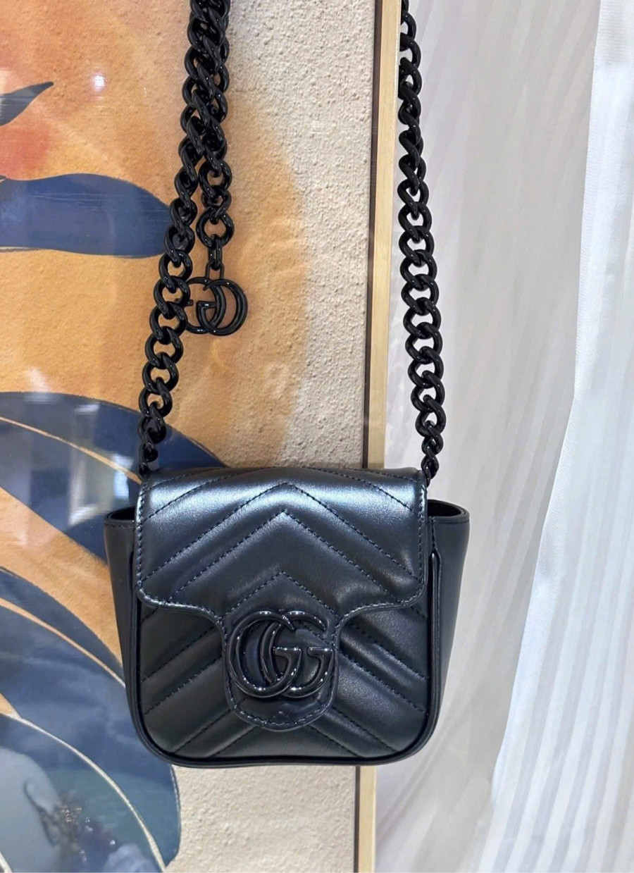 Túi Gucci Marmont So Black Lion Strap