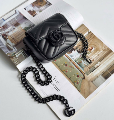 Túi Gucci Marmont So Black Lion Strap