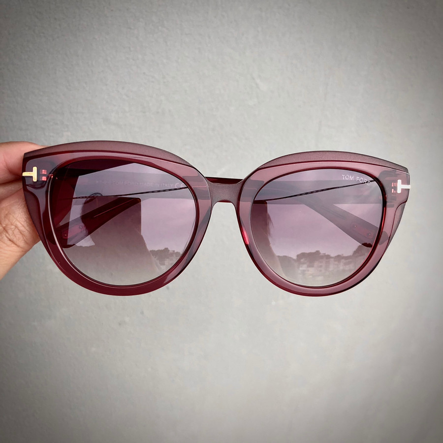 ❤️ TOM FORD FT 0938 TORI - 70T SHINY BORDEAUX | SUNGLASSES WOMEN 53-30-140: