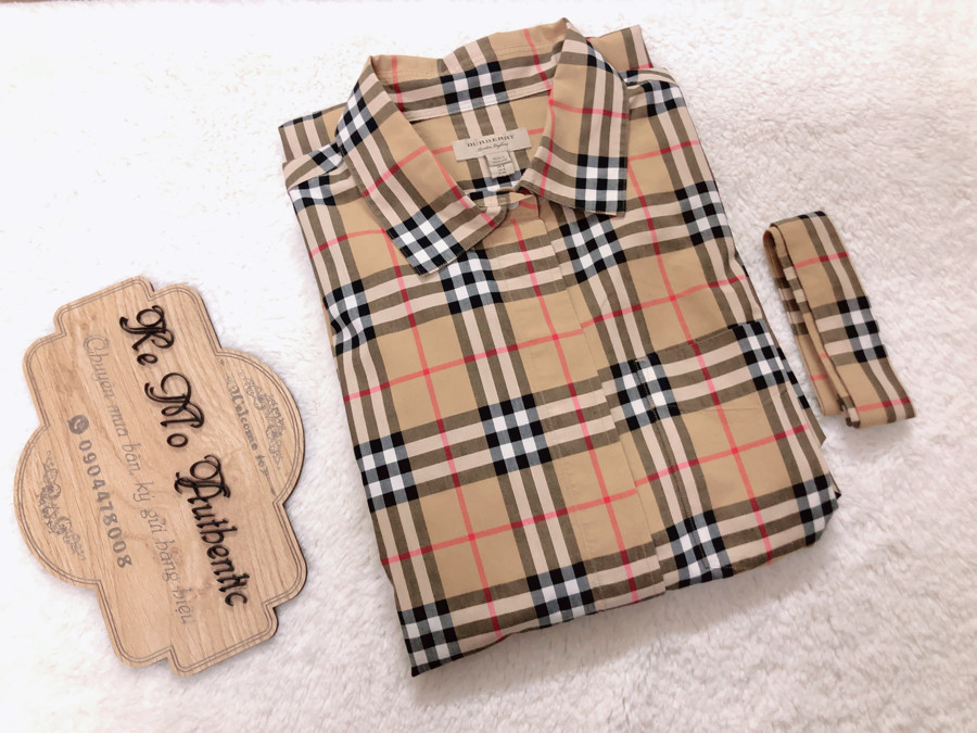 ❤️ B.B.R - Vintage check cotton tie-waist shirt dress sz 8uk