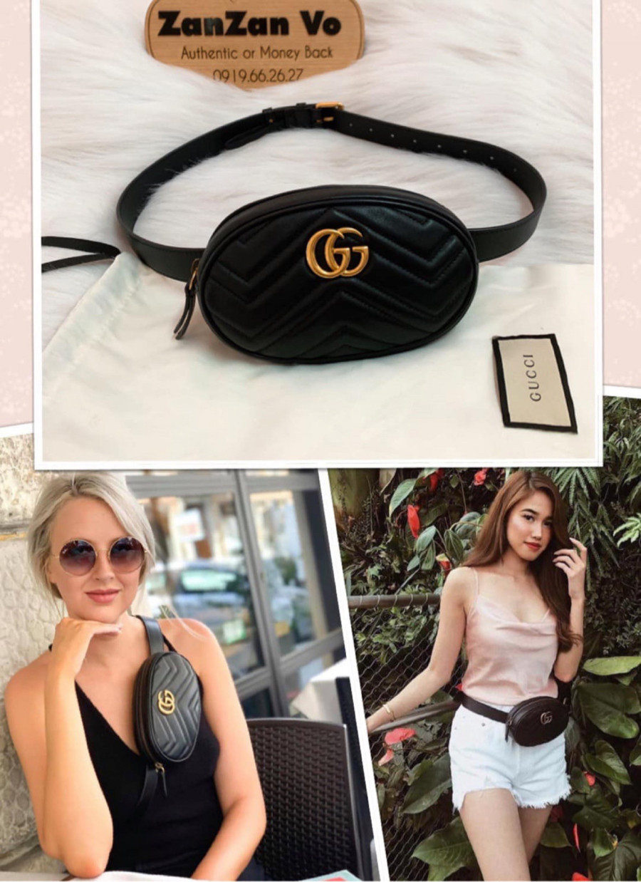 Beltbag Gucci Đen New 100%