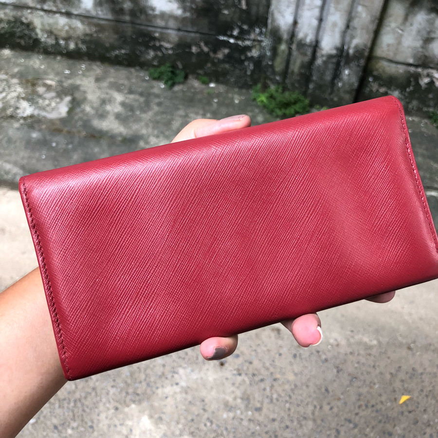 Salvatore Ferragamo vara bow wallet - Love - red