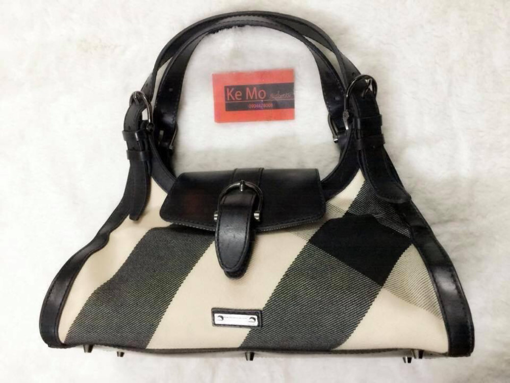 Burberry Supernova Canvas Shoulder Bag