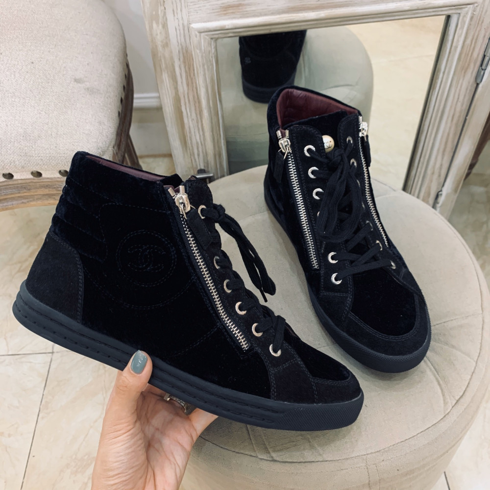 Sneaker Chanel Velvet sz 38