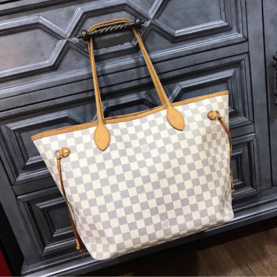 Túi LV neverfull damier azur sz Mm