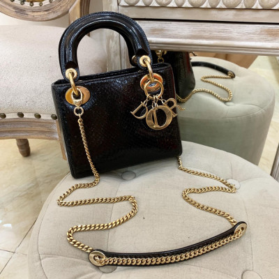 Túi Dior Lady mini python