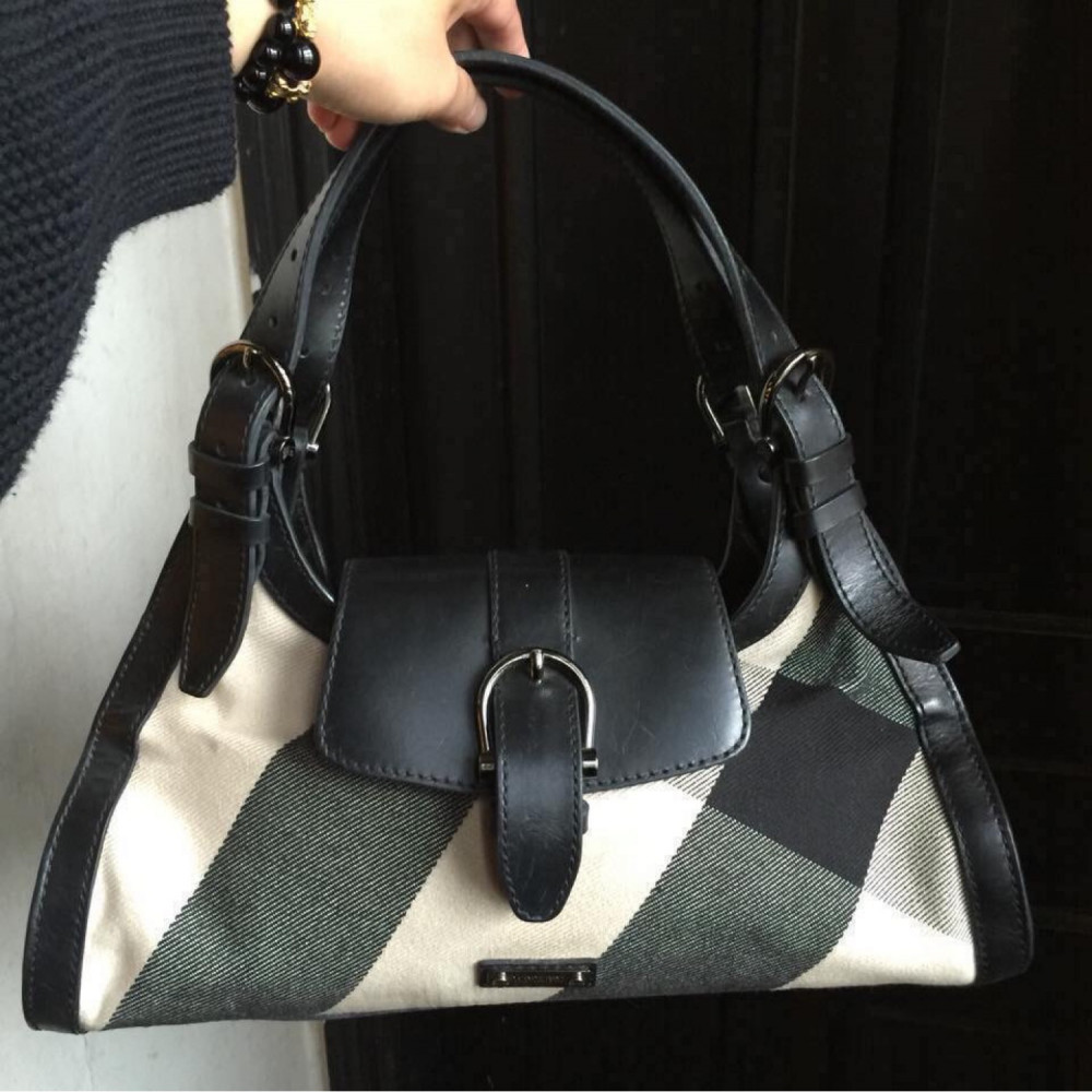 Burberry Supernova Canvas Shoulder Bag