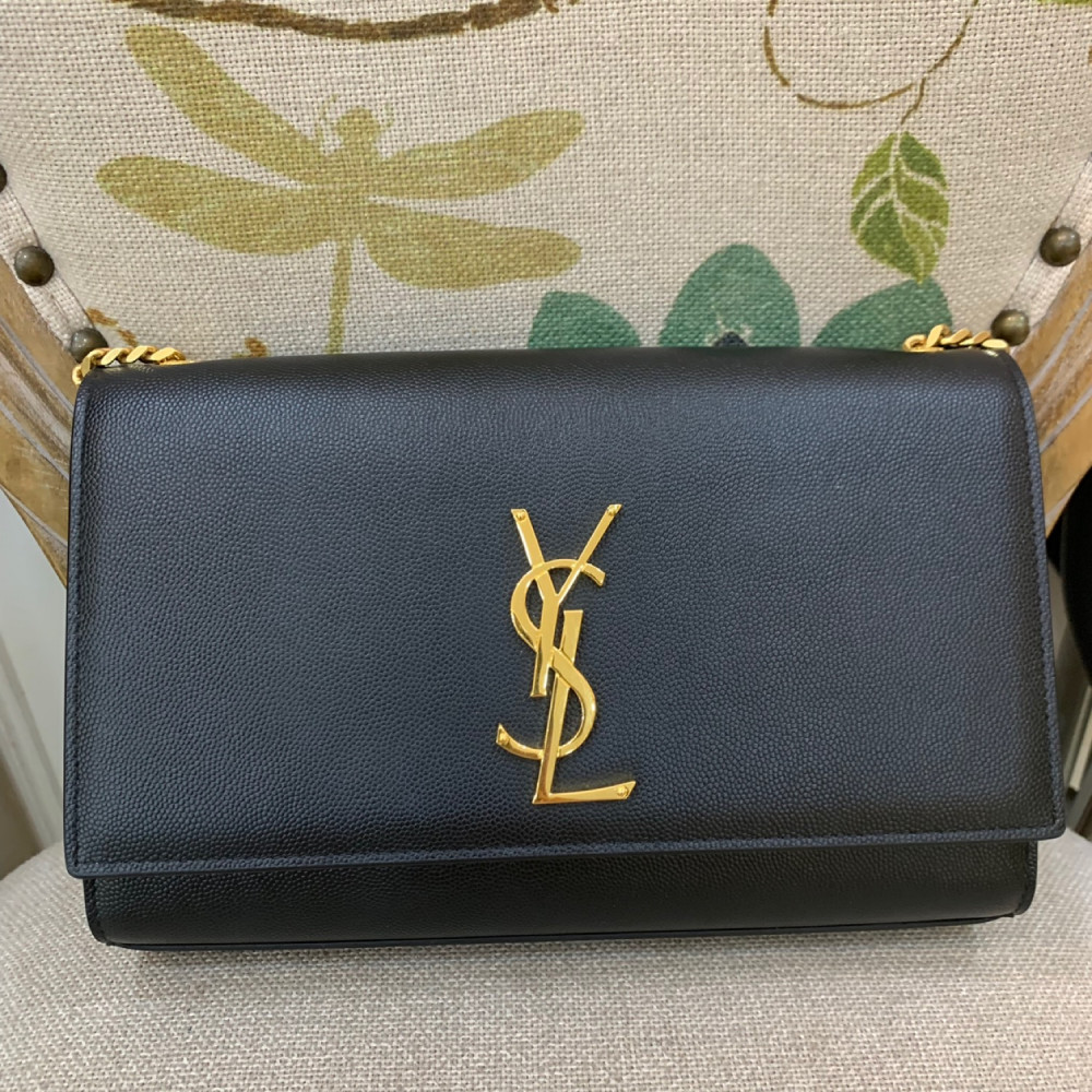 Túi YSL kate da sần khoá vàng sz M