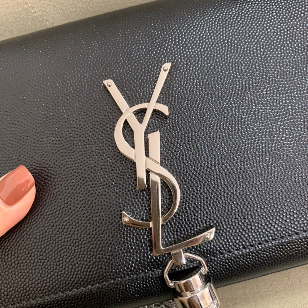 Túi YSL Kate mini khoá bạc