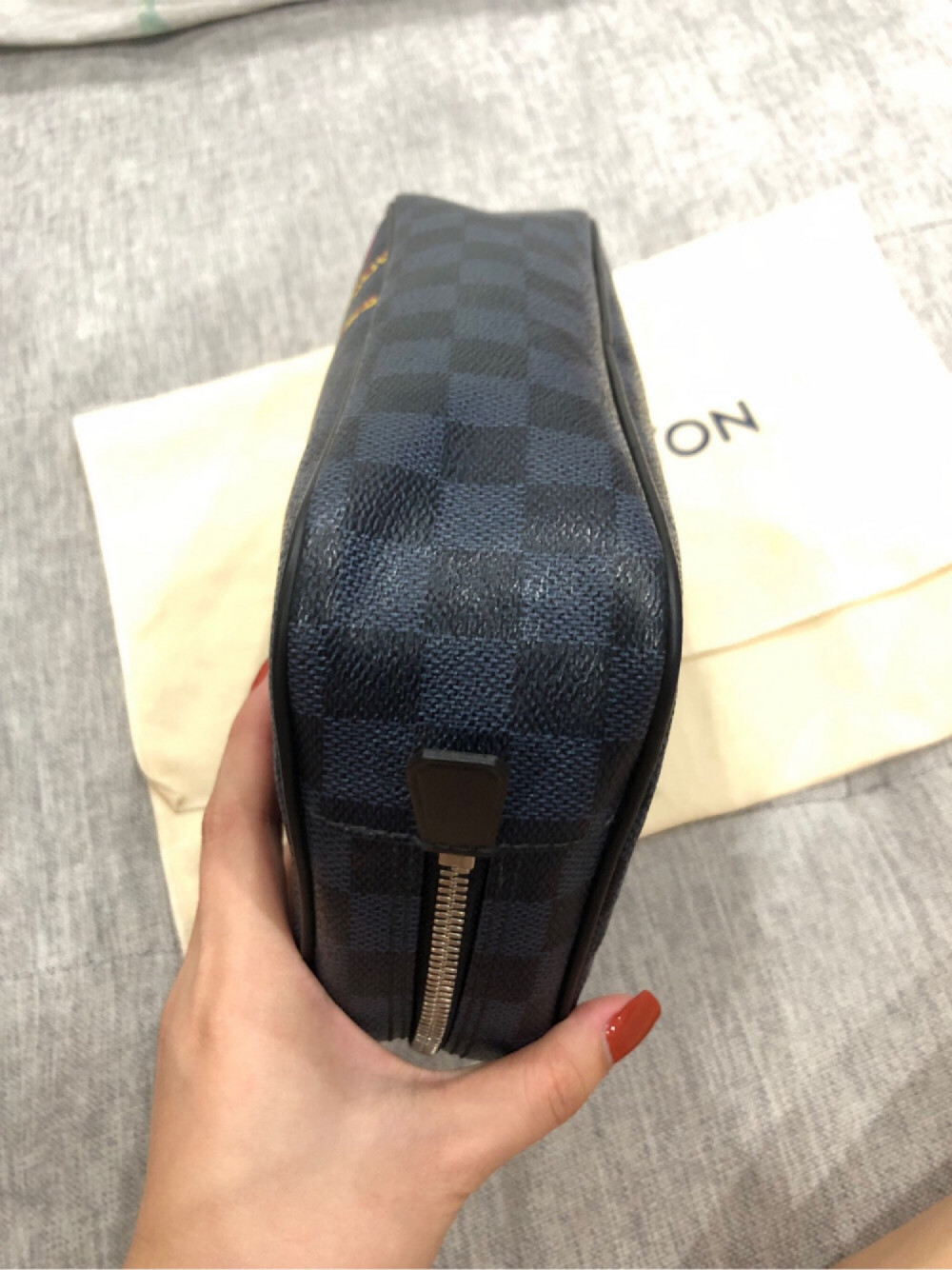 LOUIS VUITTON Toilet GM Damier Navy