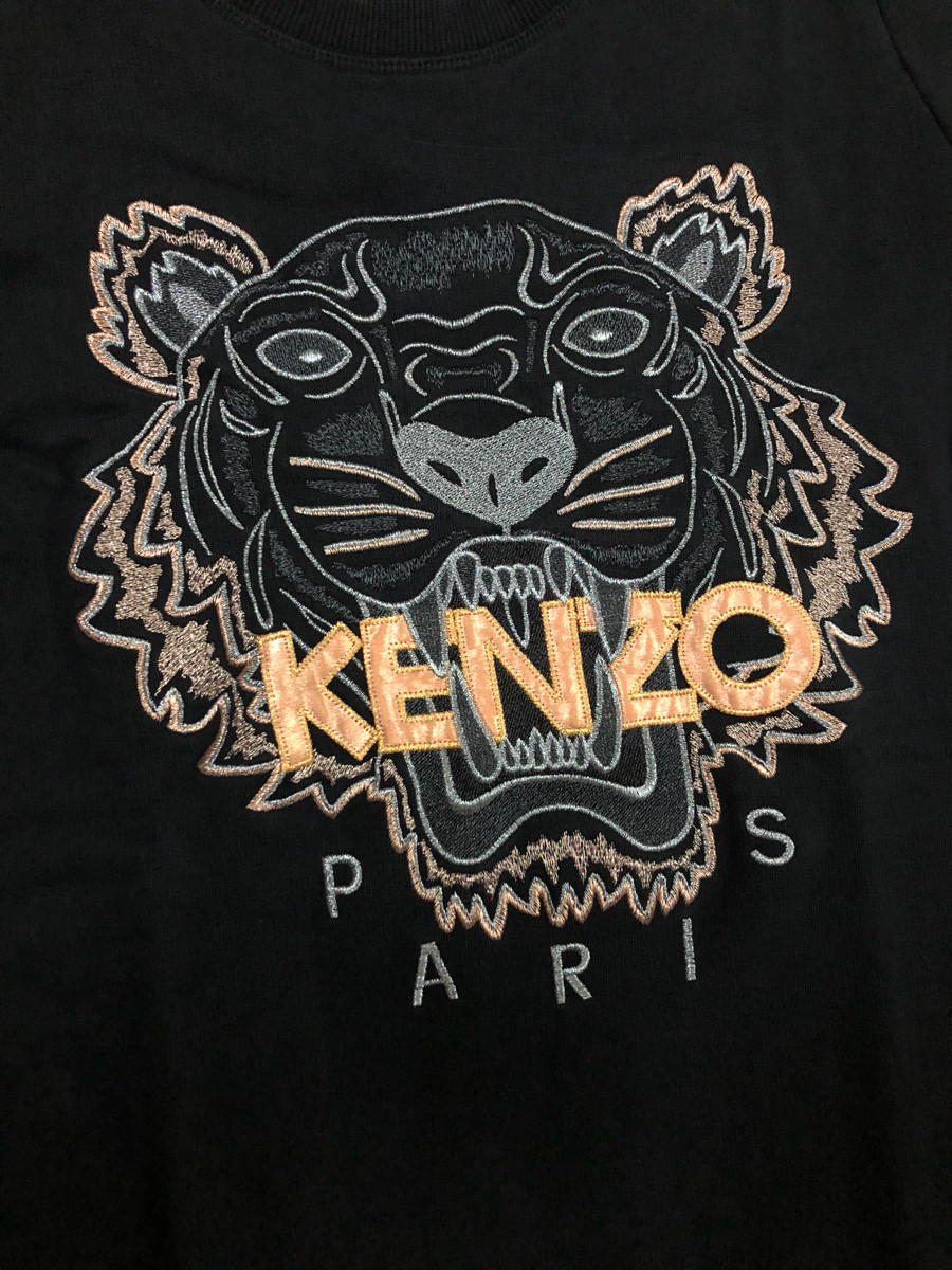 ❤️Kenzo tiger sweatshirt dress - black sz S