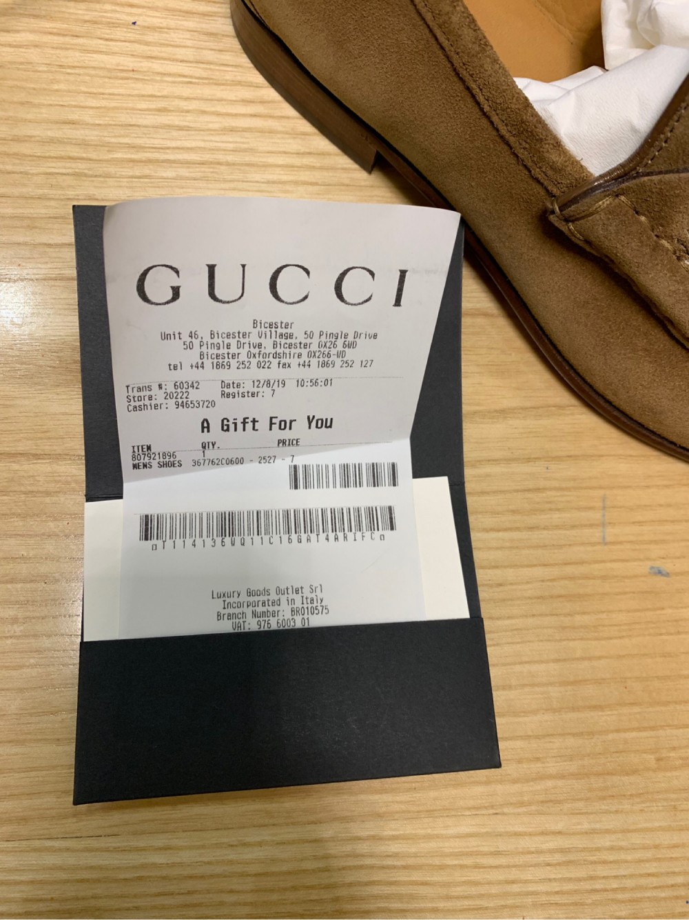 Giầy nam Gucci