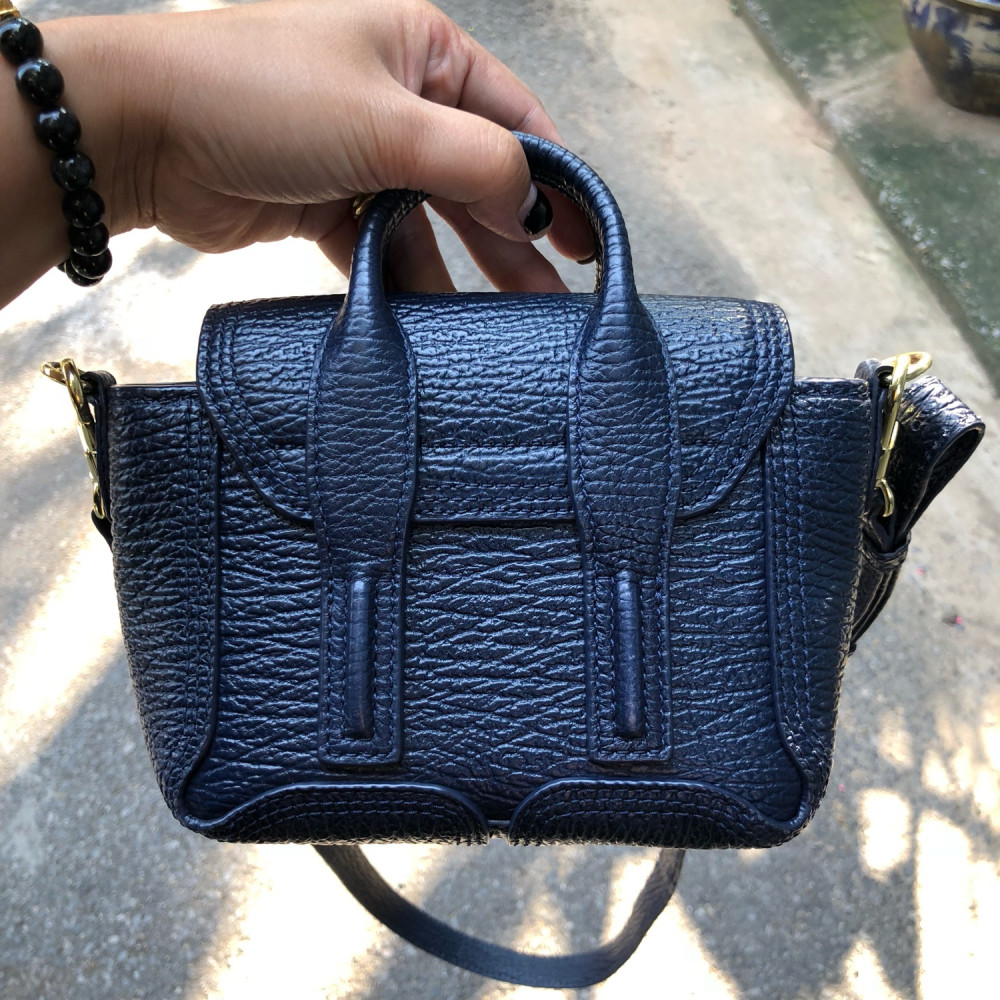 3.1 Phillip Lim Pashli Nano Satchel - navy