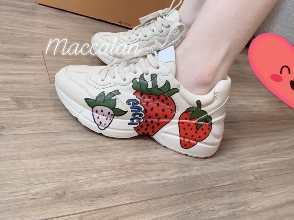 Rhyton sneaker strawberry