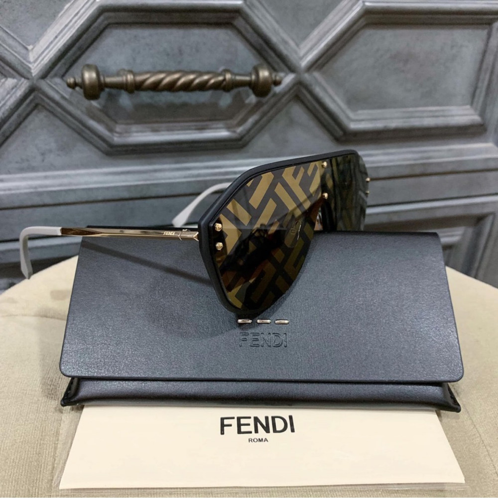 Kính Fendi pilot mắt nâu