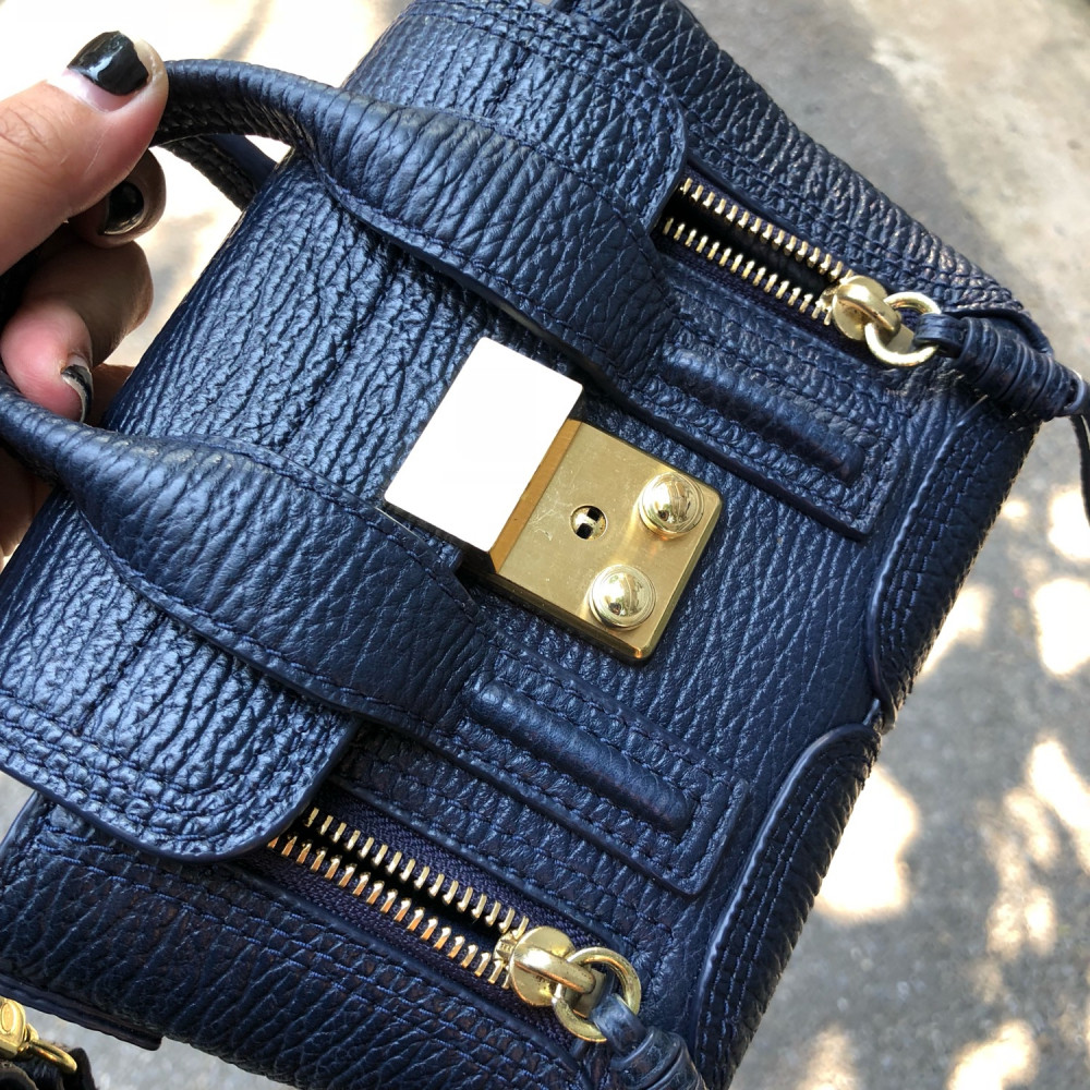 3.1 Phillip Lim Pashli Nano Satchel - navy