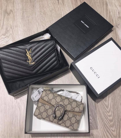 Túi Gucci và saint Laurent