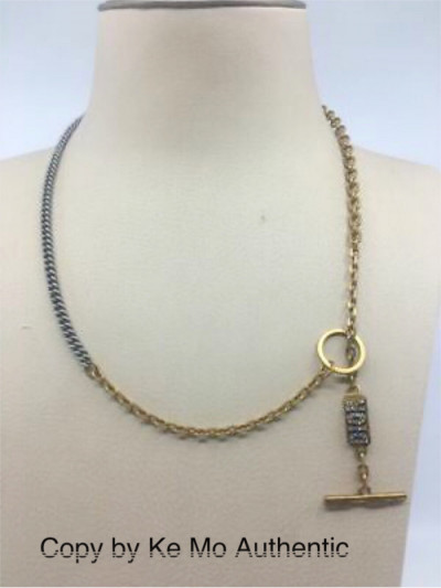 J'Adore dior necklace gold silver-tone