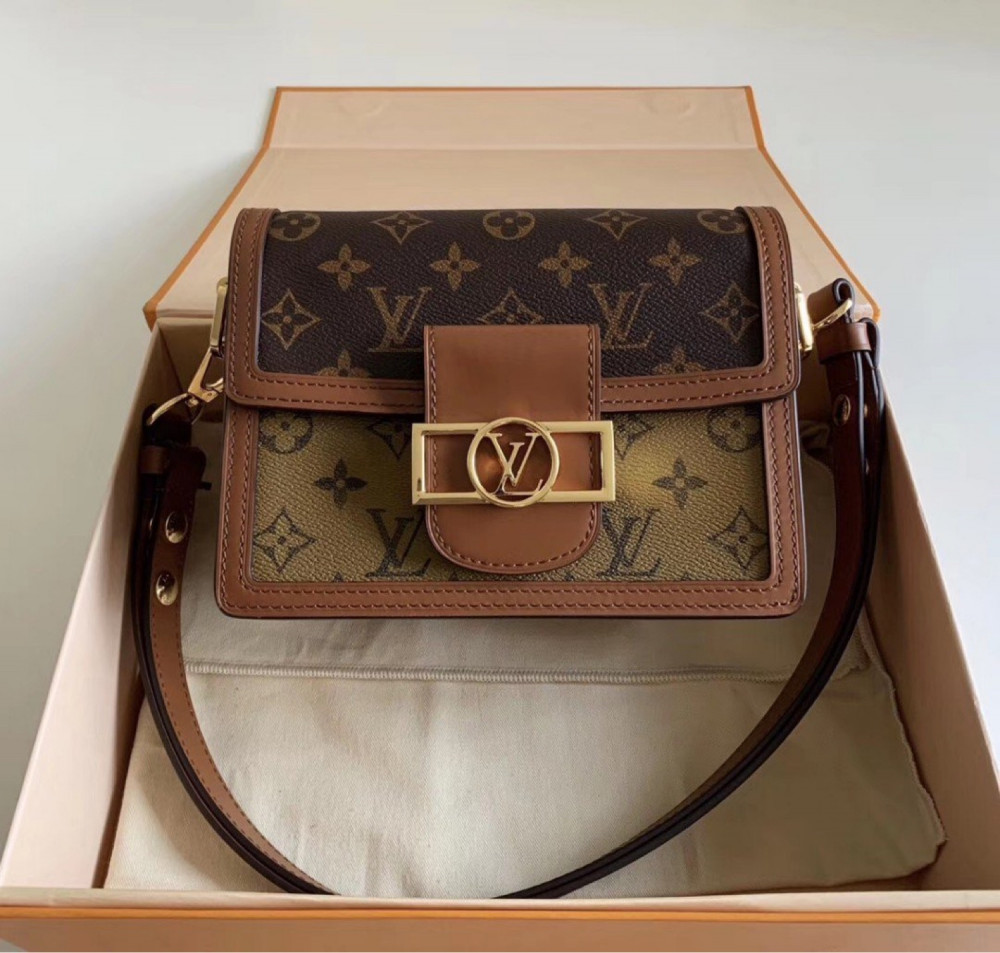 Lv dauphine mini 99% full box bill