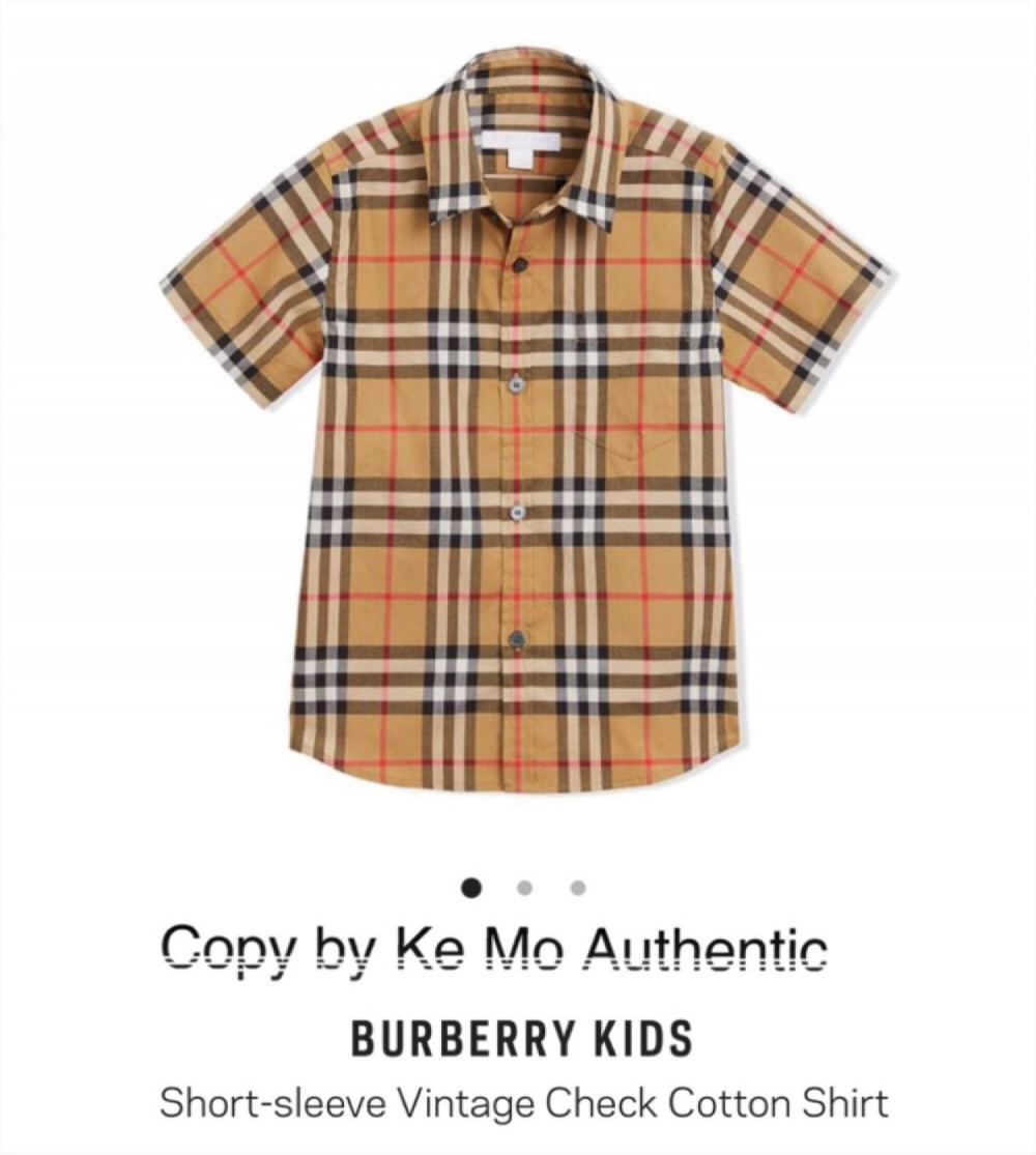 Burberry kids - Shirt Check vintage sz 12y - Tín đồ hàng hiệu