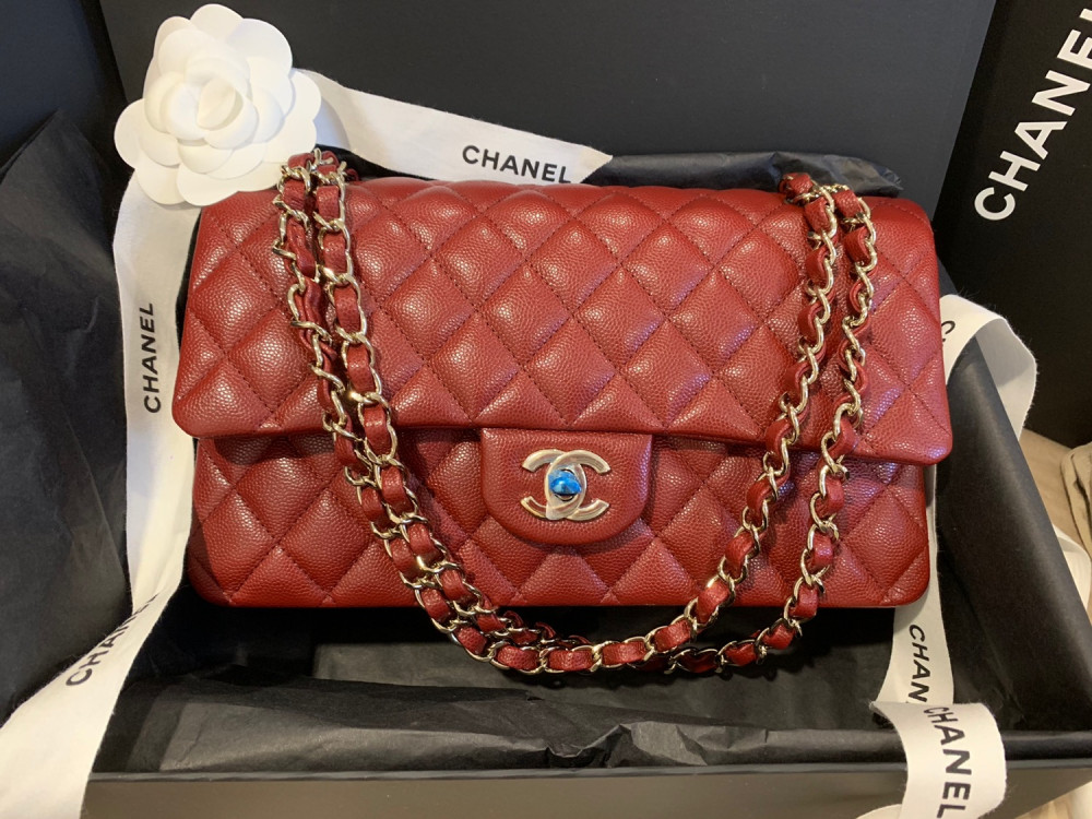 Chanel Mini Rectangular Classic Flap in Burgundy Lambskin RRP 4160   Addicted to Handbags