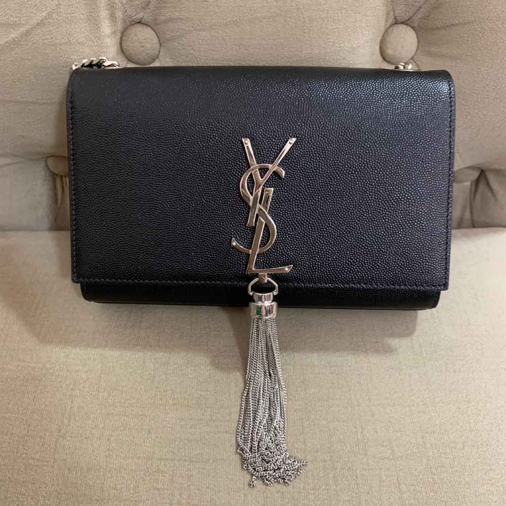 Túi YSL Kate mini khoá bạc