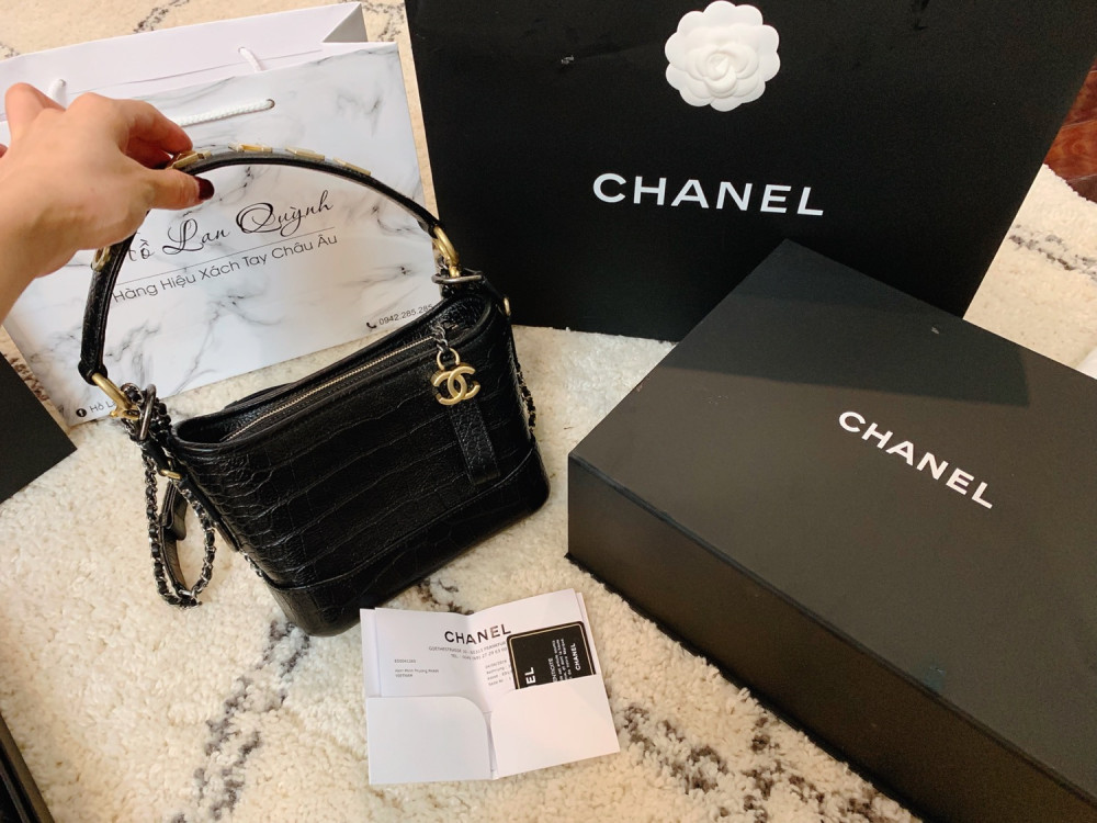 Chanel Gab croc siêu hiếm