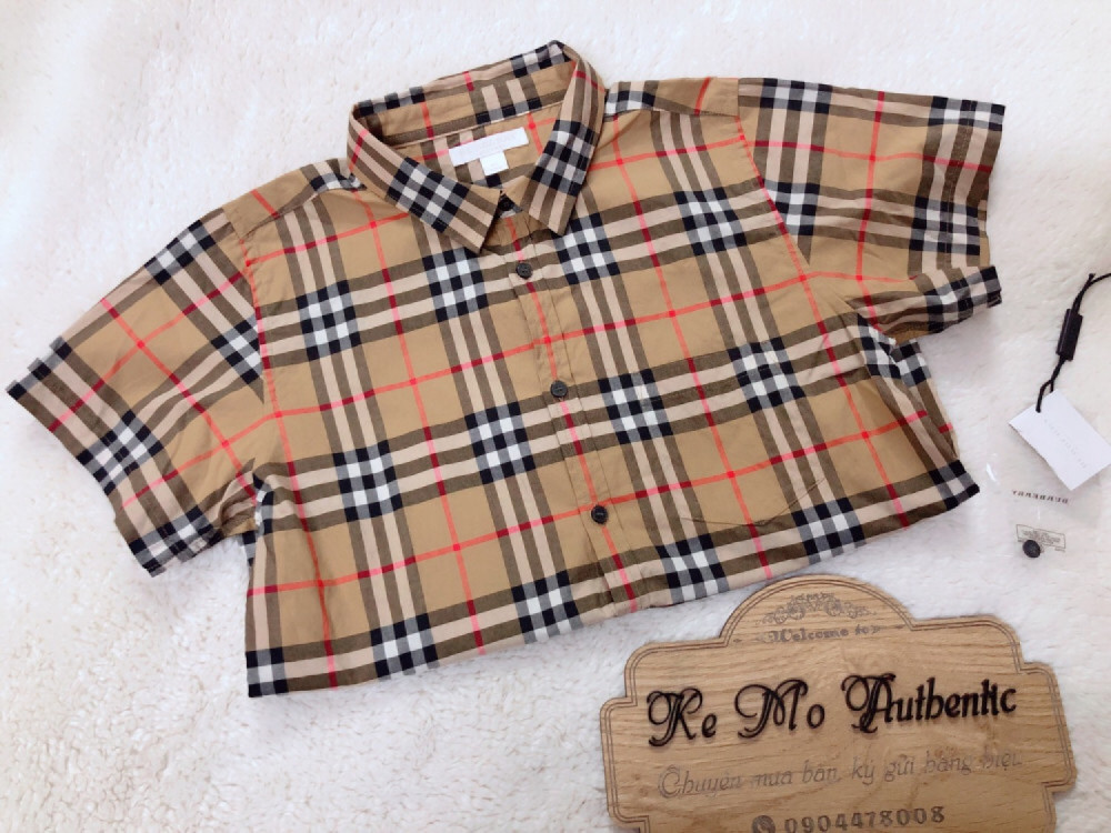 Burberry kids - Shirt Check vintage sz 12y - Tín đồ hàng hiệu