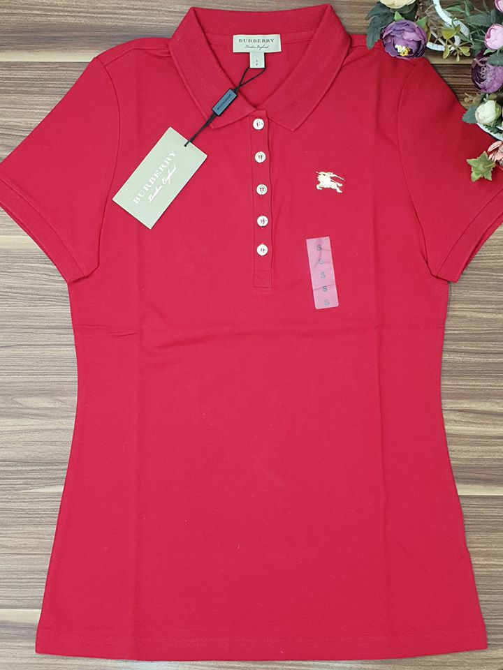 Polo Nữ Bbr tag sắt mầu đỏ