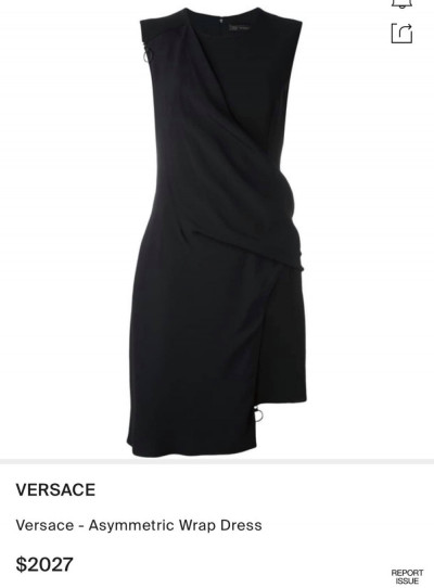 Váy Versace đen sz 40