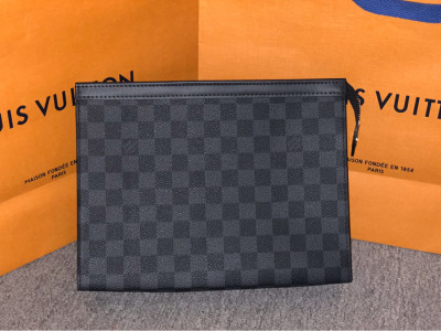 Clutch voyage damier