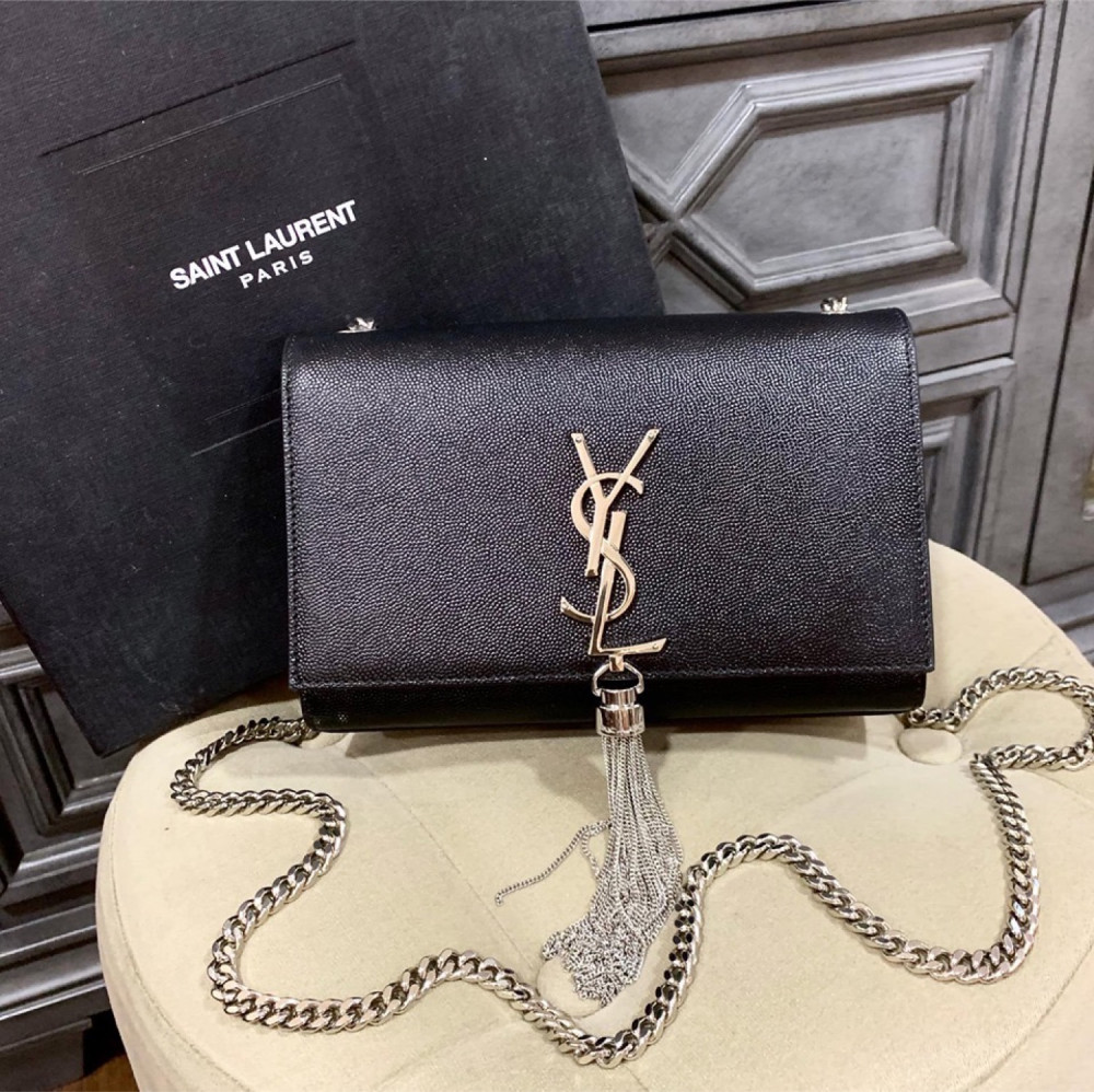 Túi YSL Kate mini khoá bạc