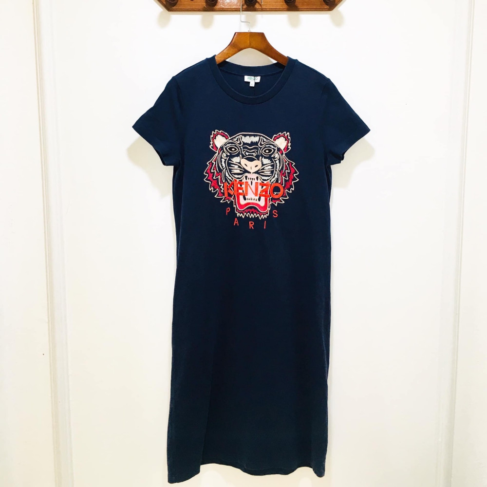 Váy Kenzo màu xanh navy sz XS