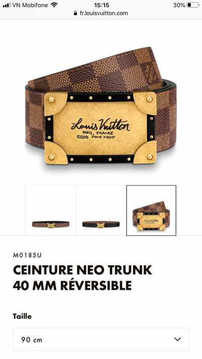 Louis Vuitton neo truck belt ( Limited)
