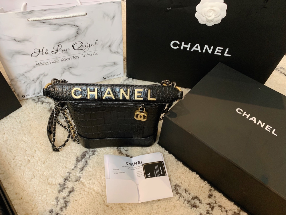 Chanel Gab croc siêu hiếm